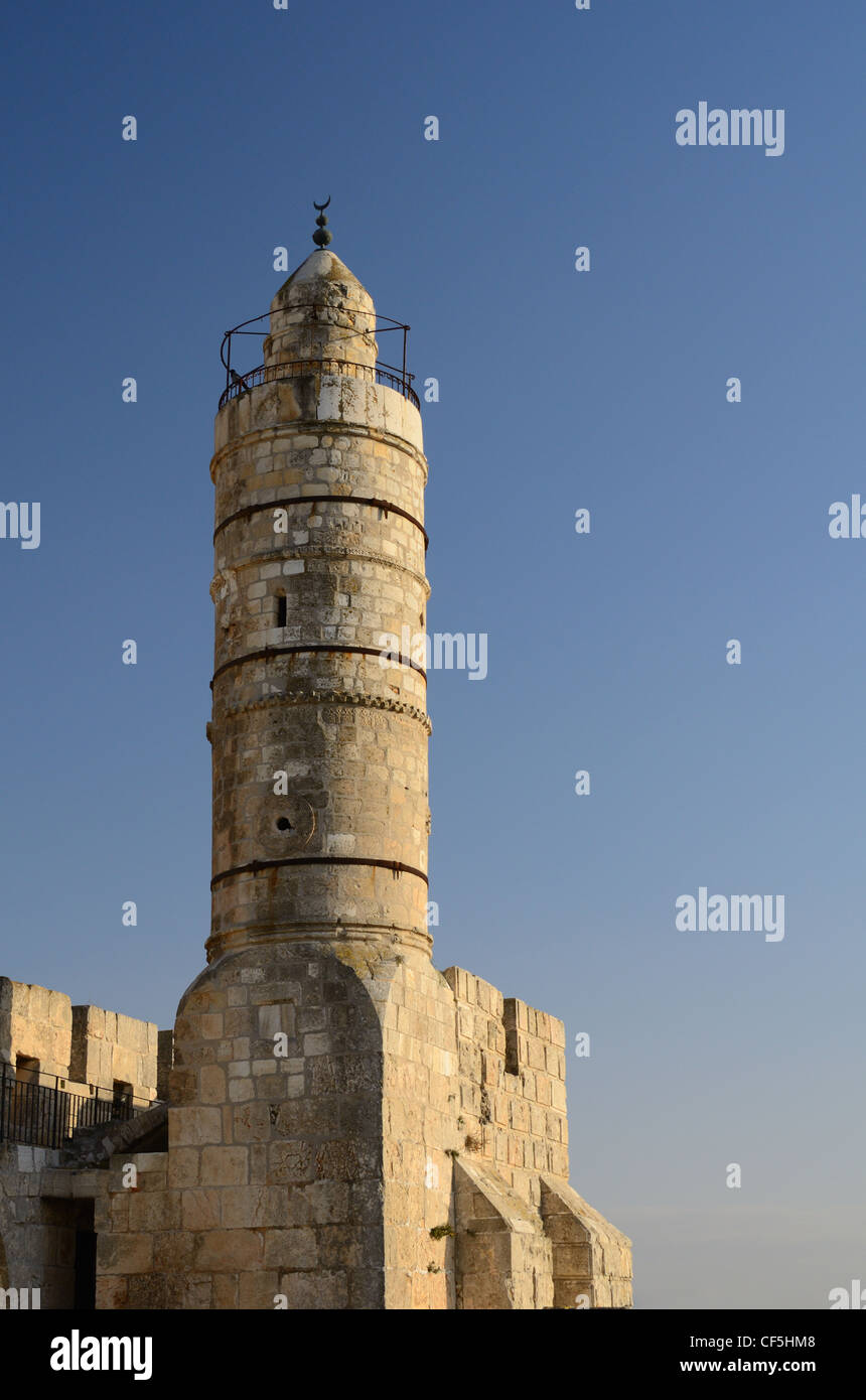 Tower of David in Jerusalem, Israel. Stock Photo