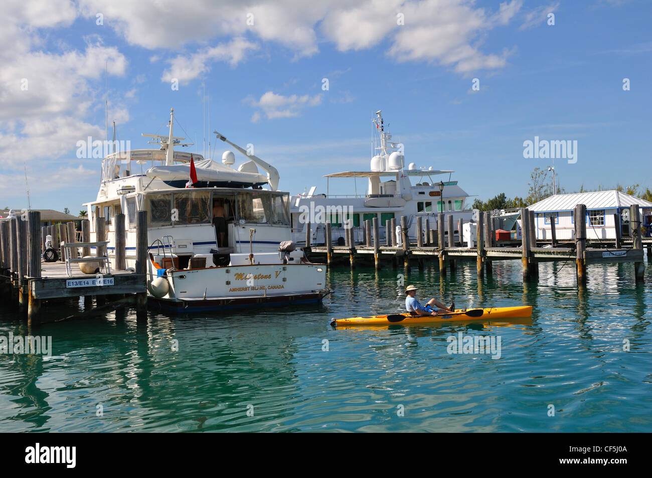 Marina, Freeport, Bahamas Stock Photo Alamy