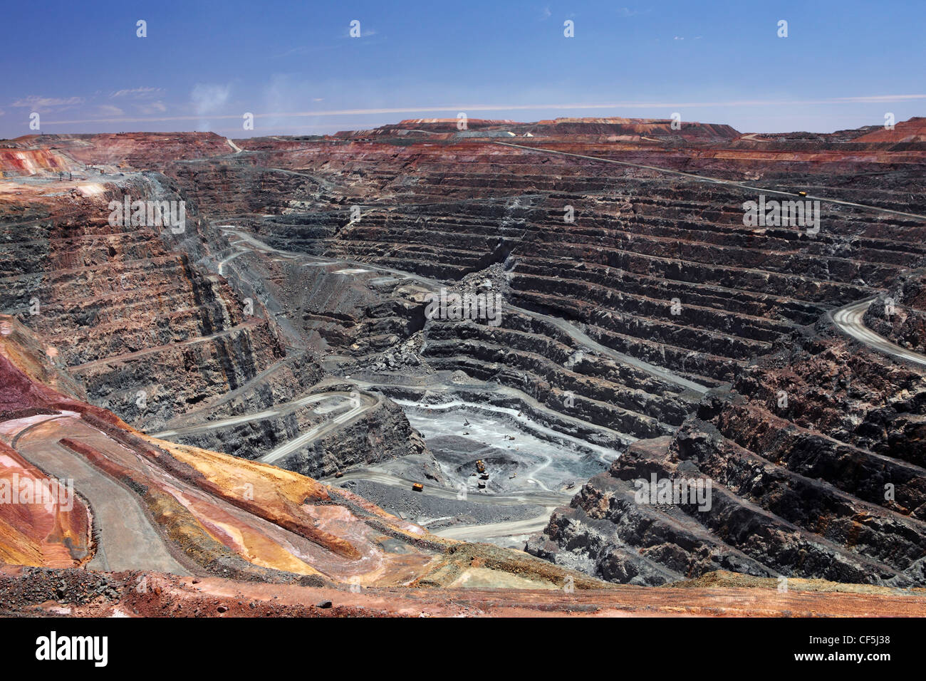 The Super Pit goldmine at KalgoorlieBoulder, Western Australia Stock