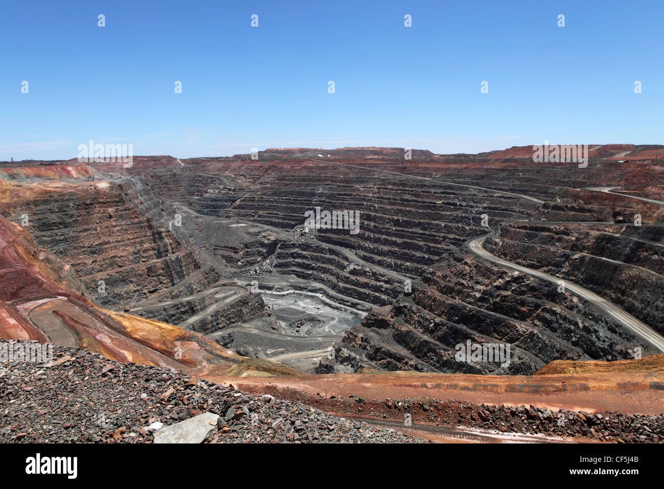 The Super Pit goldmine at Kalgoorlie-Boulder, Western Australia. Stock Photo