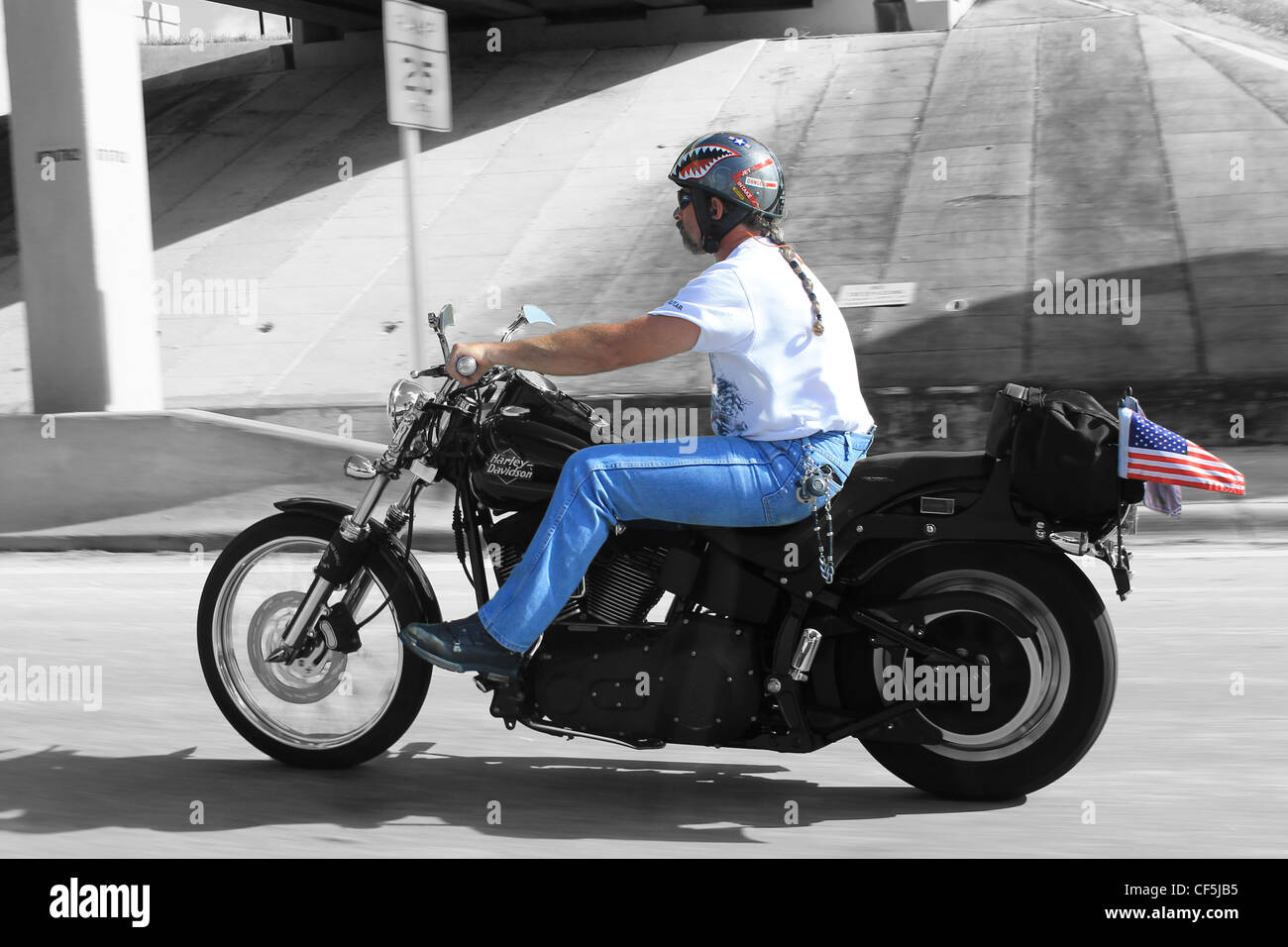 Harley Davidson motorcycle Florida usa Stock Photo Alamy