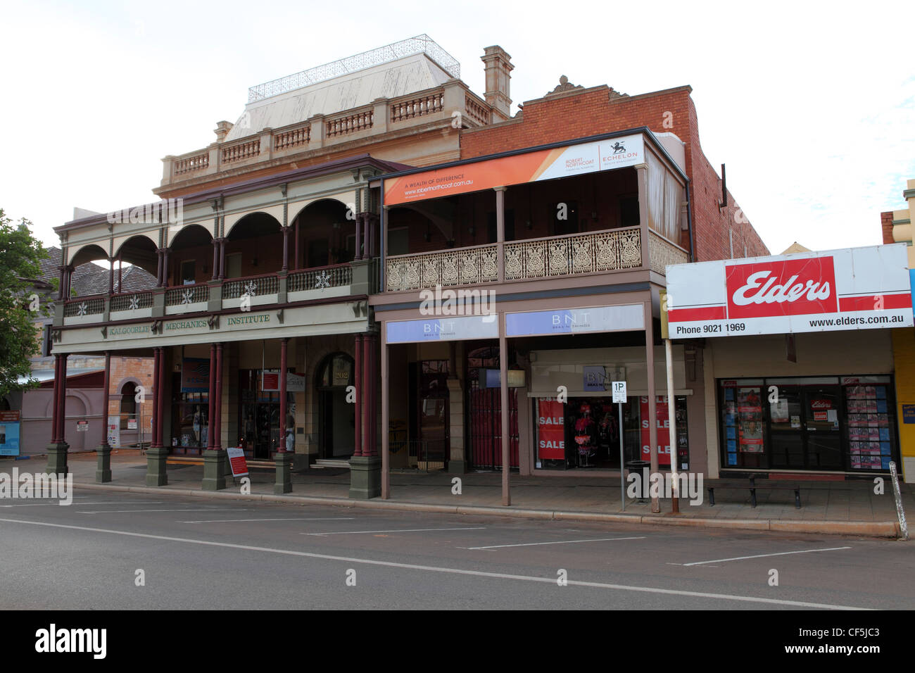 The Mechanics Institute in Kalgoorlie, Western Australia Stock Photo