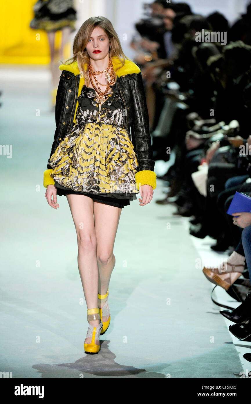 chinese dress ladies Roberto Cavalli Leather Studded Silk and Leather Mini Dress – Rent your  Couture