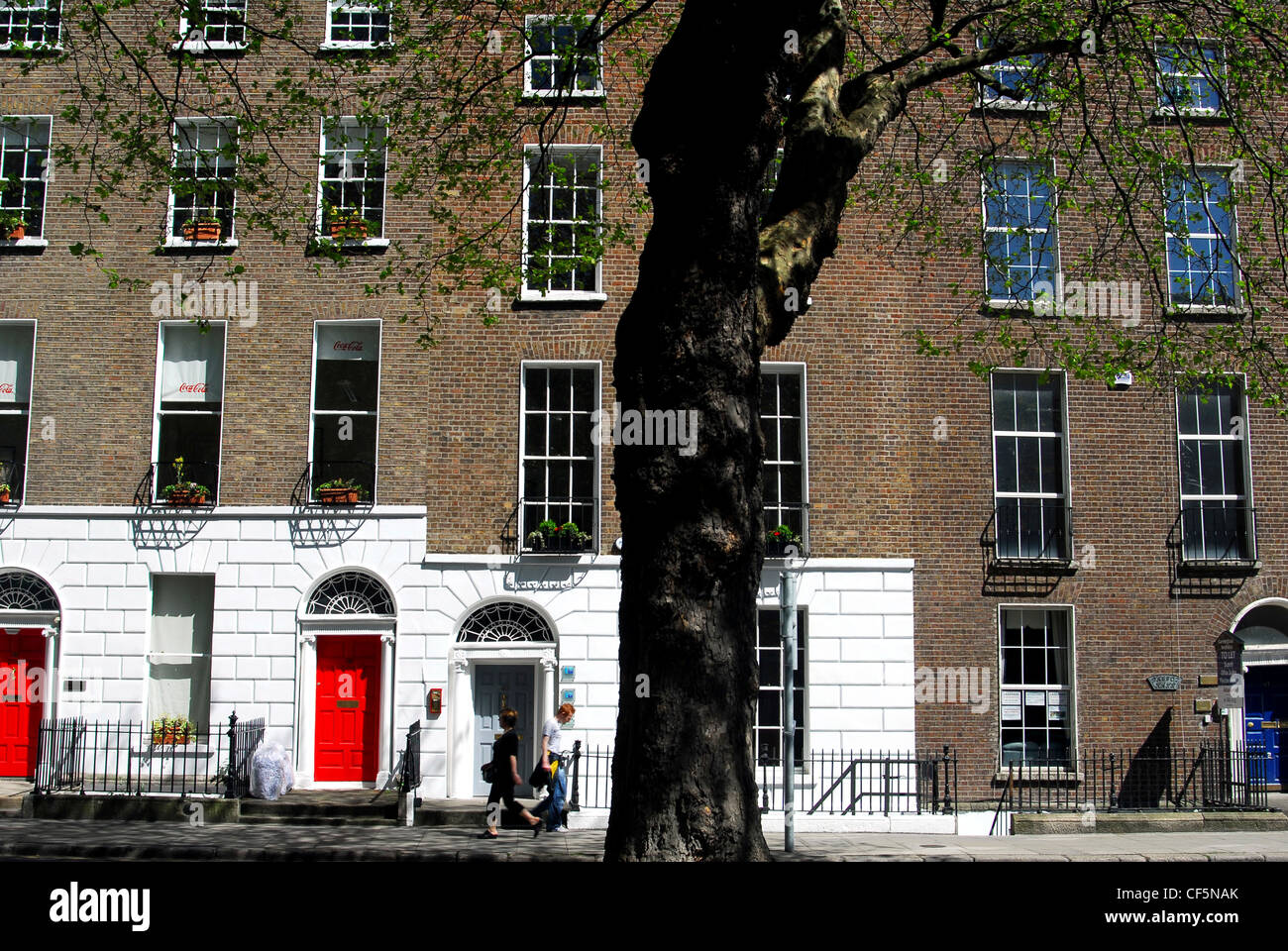 architecture at Dublin's Fitzwilliam Square Stock Photo Alamy