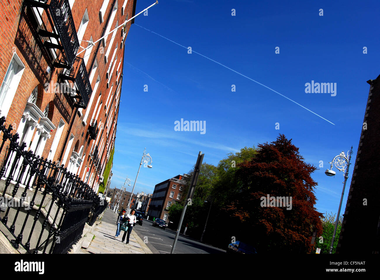 architecture at Dublin's Fitzwilliam Square Stock Photo Alamy