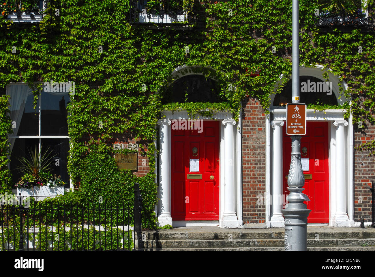 architecture at Dublin's Fitzwilliam Square Stock Photo Alamy