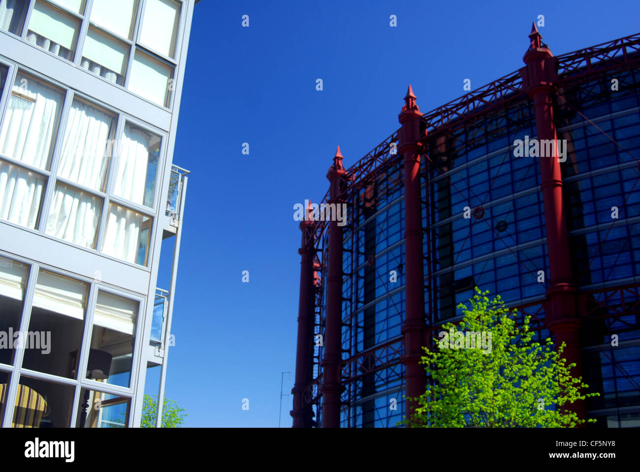 New development work at the Old Gas Works in Dublin. Stock Photo
