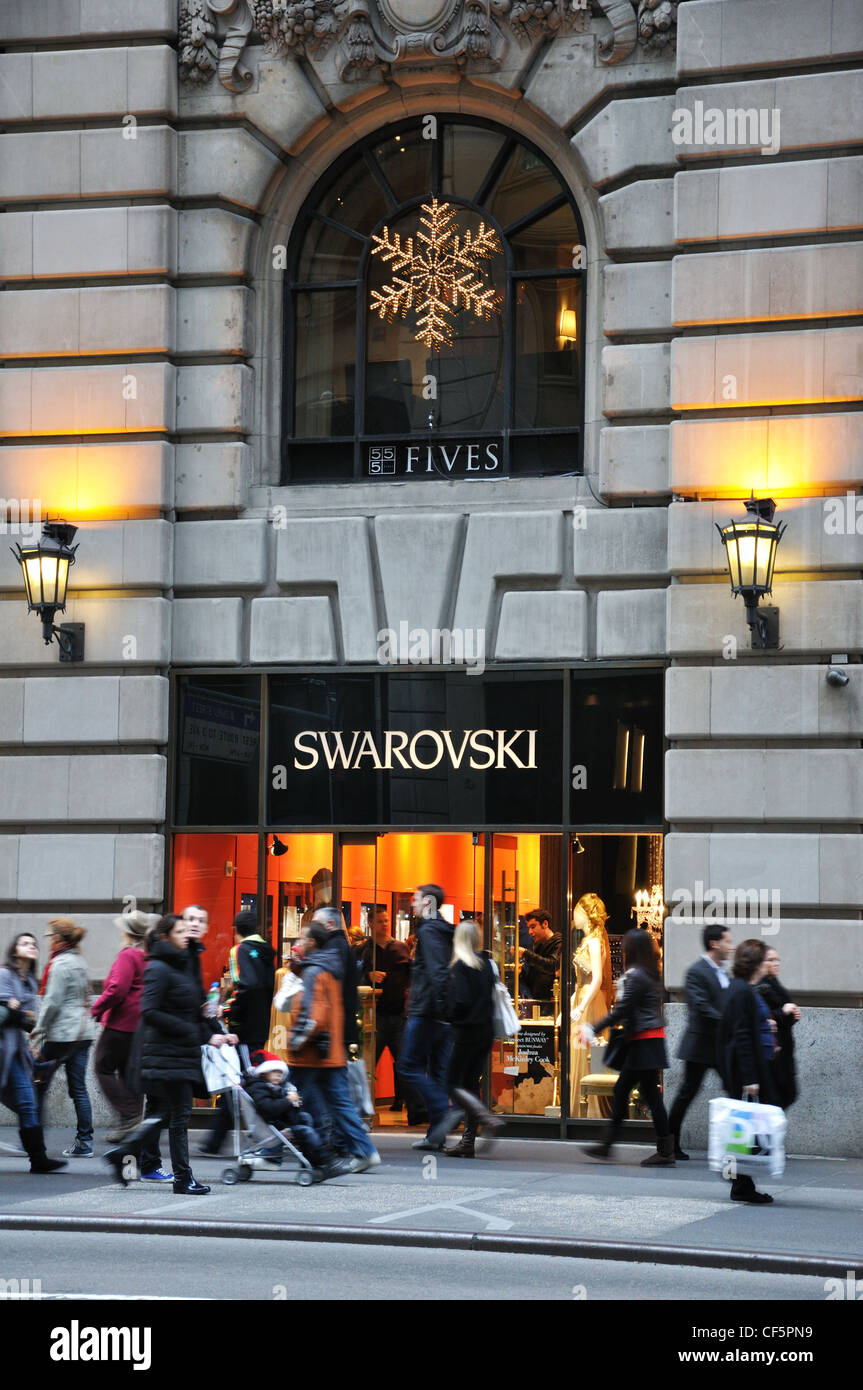 New York City, USA - Swarovski store Stock Photo - Alamy
