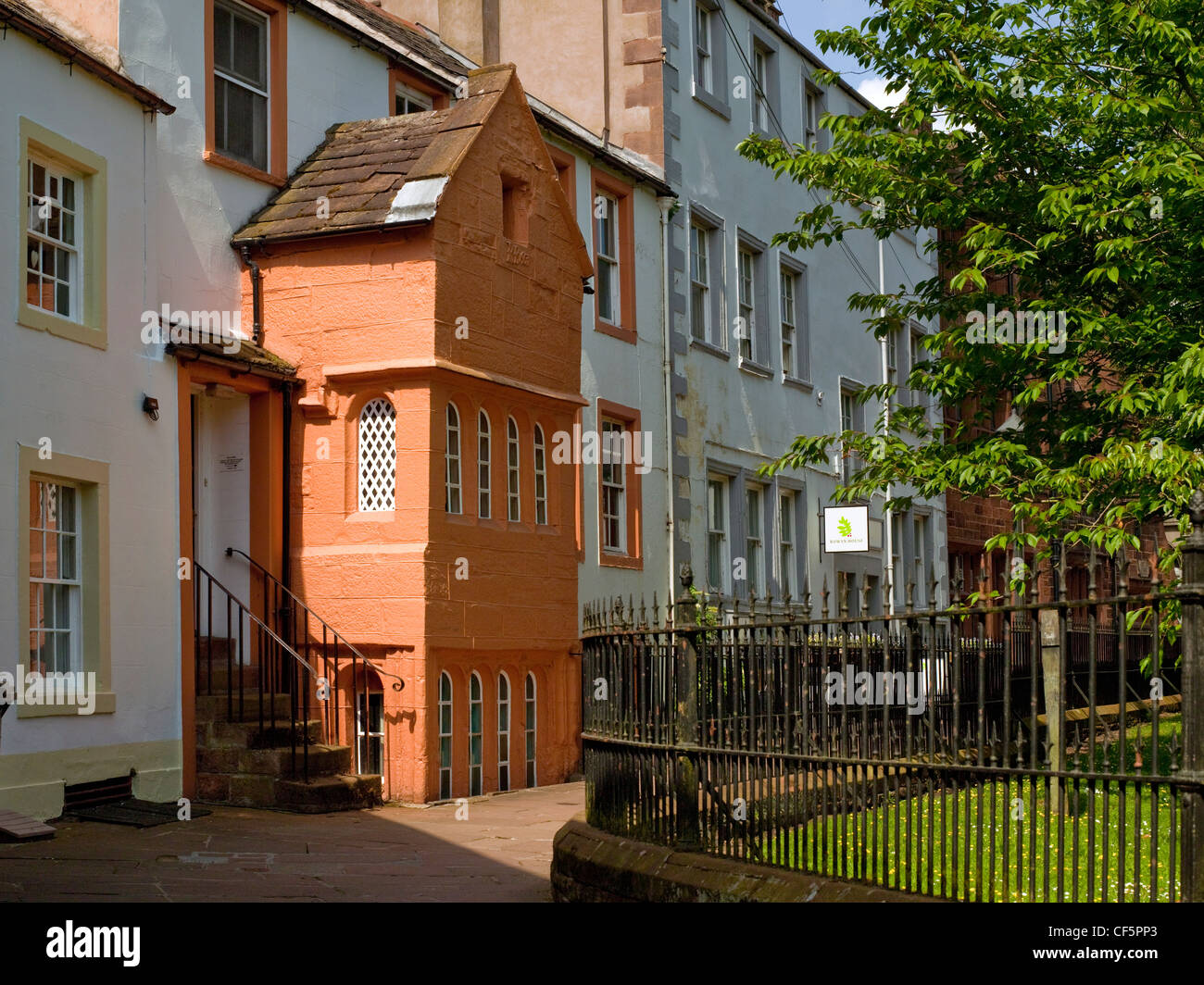 Robert Bartram's House (former school attended by William Wordsworth). Stock Photo