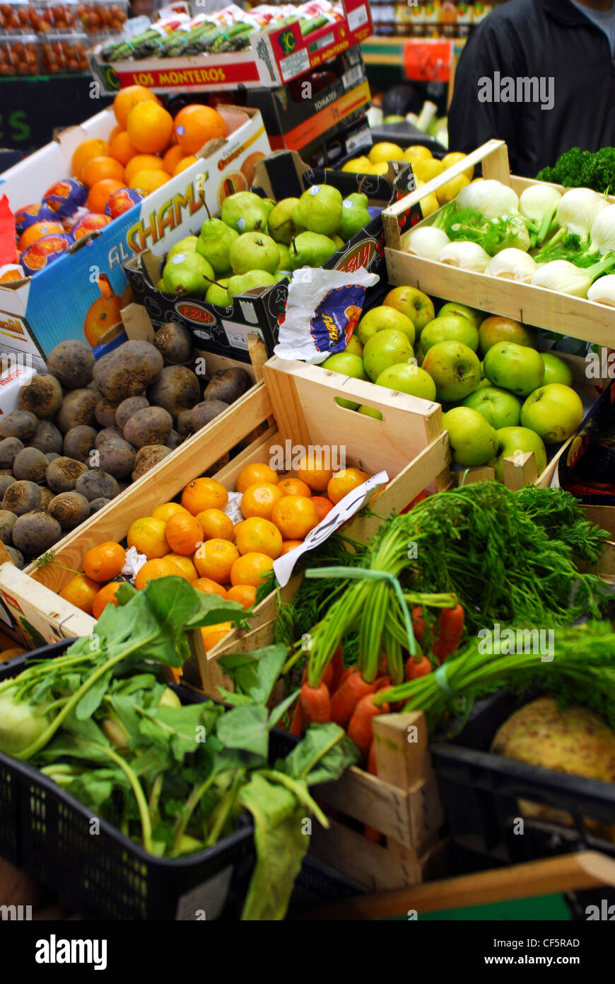 A fruit and veg stall at the English Market in Cork Stock Photo Alamy
