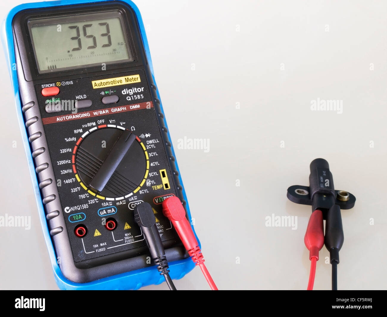 crank angle sensor check Stock Photo Alamy