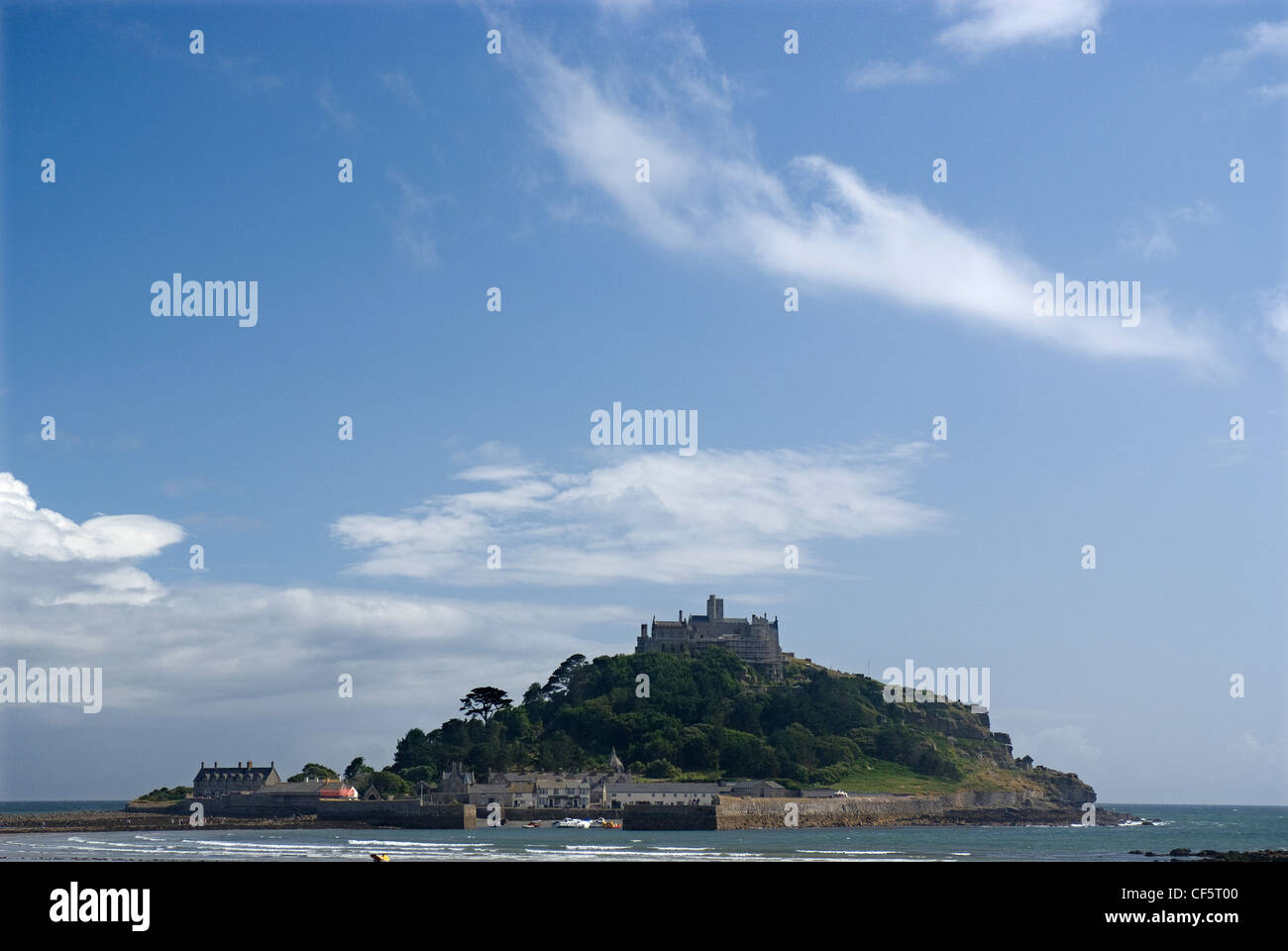 Saint Michael Ramp St. Michaels Mount, accessible from the mainland by foot via a causeway ...