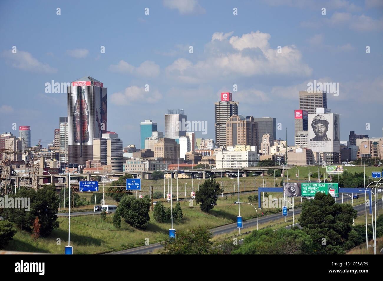 View downtown johannesburg gauteng province hires stock photography
