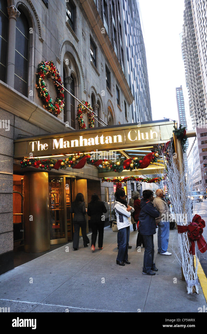 Manhattan club hi-res stock photography and images - Alamy