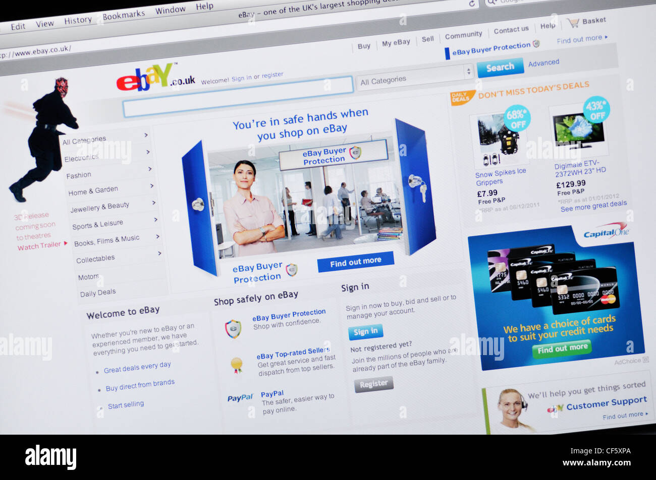 Ebay Website Uk Stock Photo 43771346 Alamy