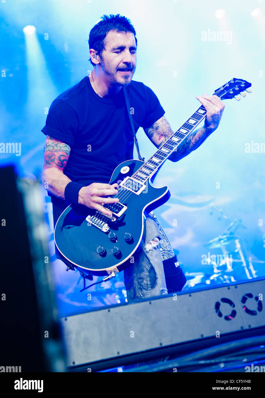 Godsmack performing at Heavy MTL 2011 in Montreal, QC. Stock Photo