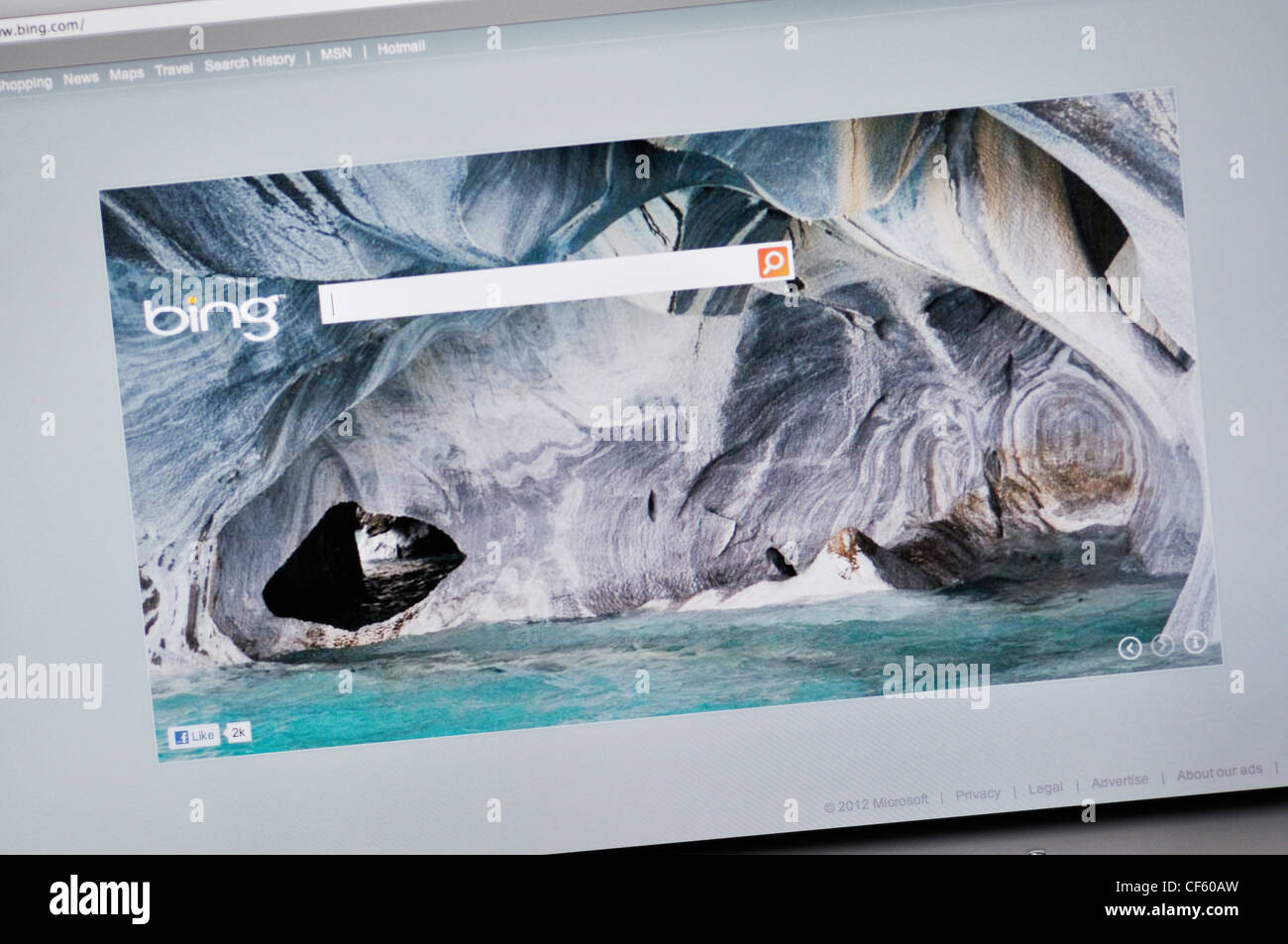 Bing Search Engine website Stock Photo - Alamy