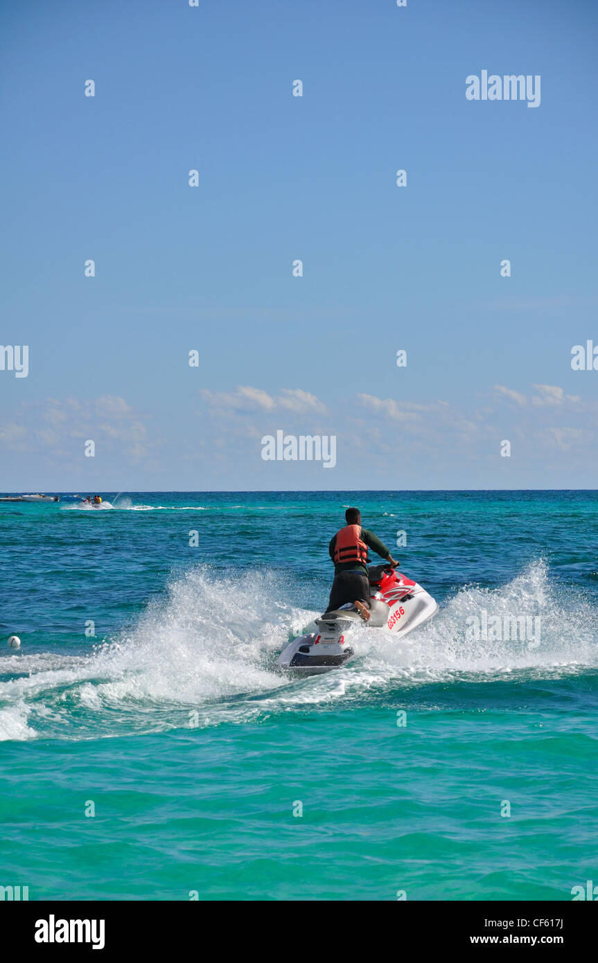 Jet Ski in Bahamas Stock Photo Alamy