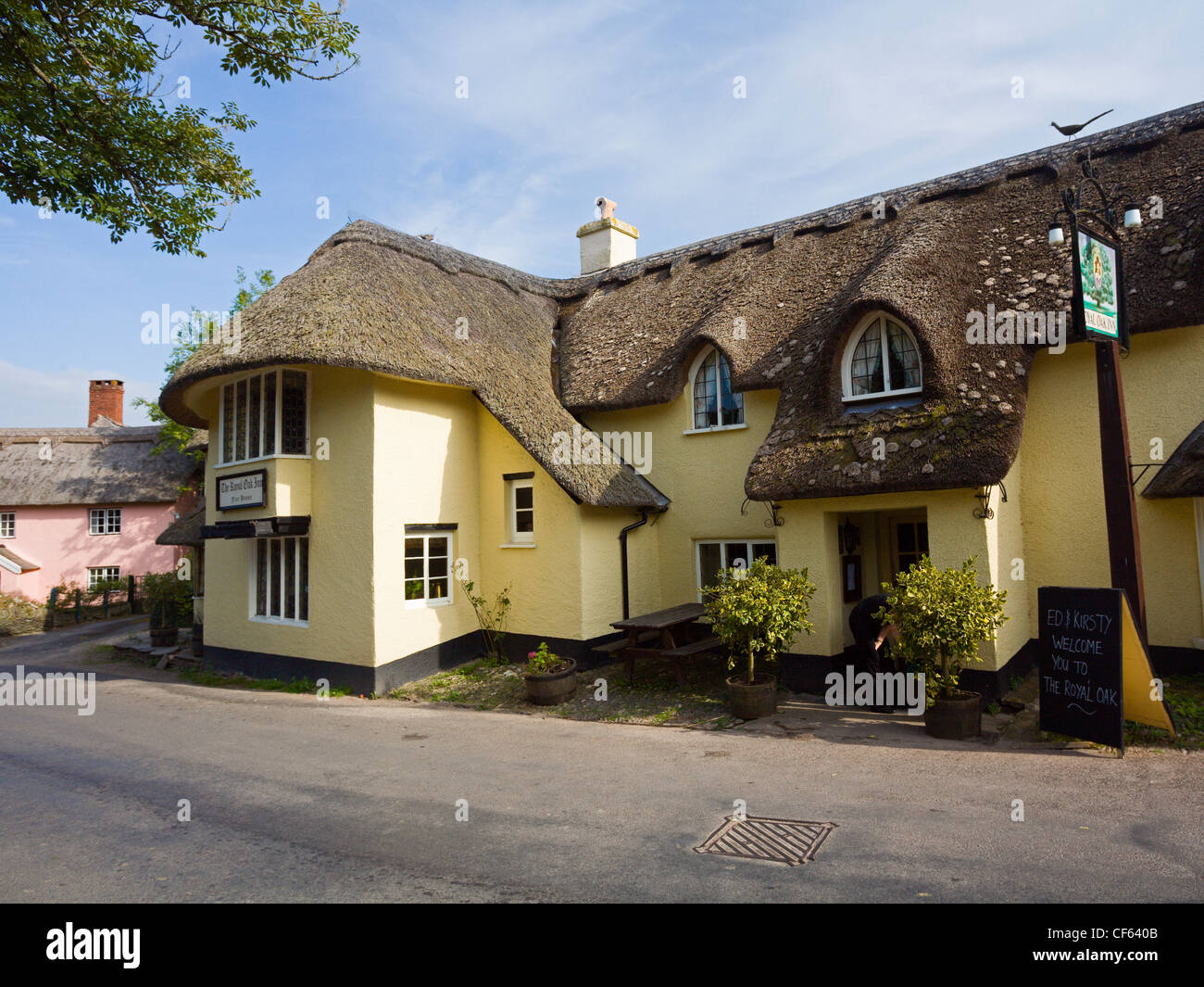 The Royal Oak Inn at Winsford in the heart of the Exmoor National Park