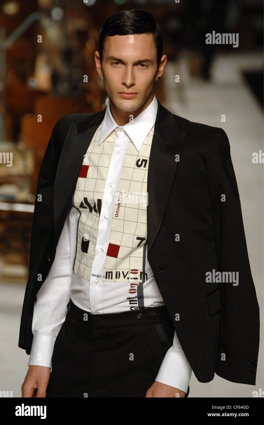 Marras Menswear Milan A W Brunette Male Wearing A Black Blazer