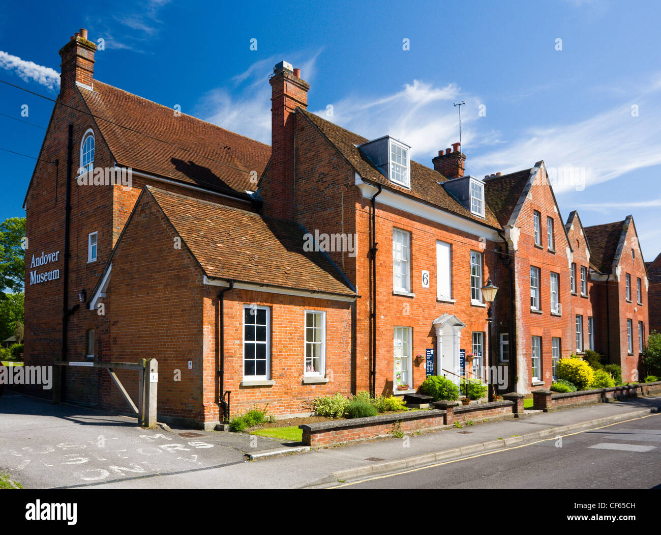 Andover Museum in a former 18th century town house. The museum traces