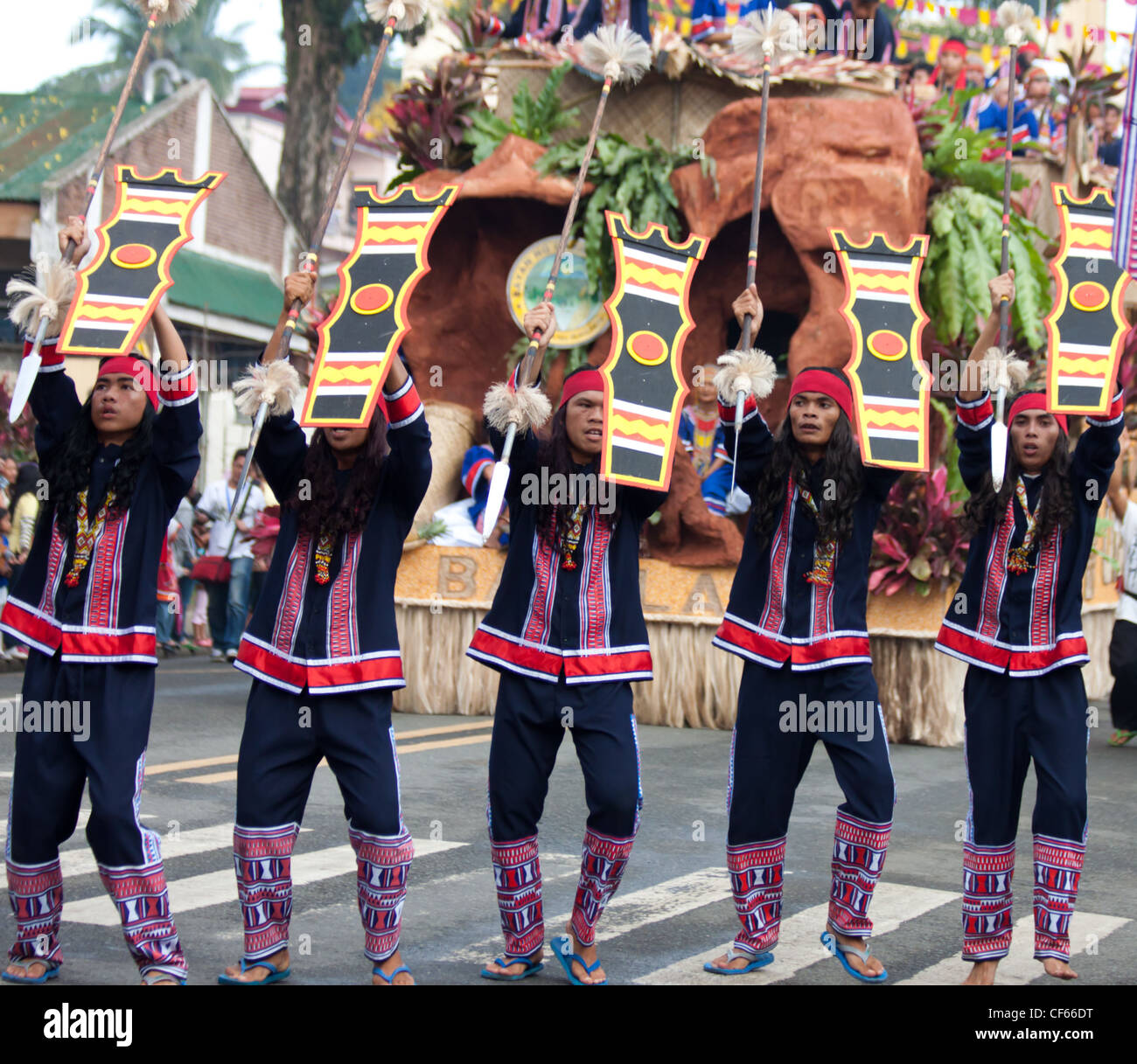 MALAYBALAY CITY, BUKIDNON, PHILIPPINES March 3, 2012- Largest & biggest gathering of native cultural tribes in the province. Stock Photo