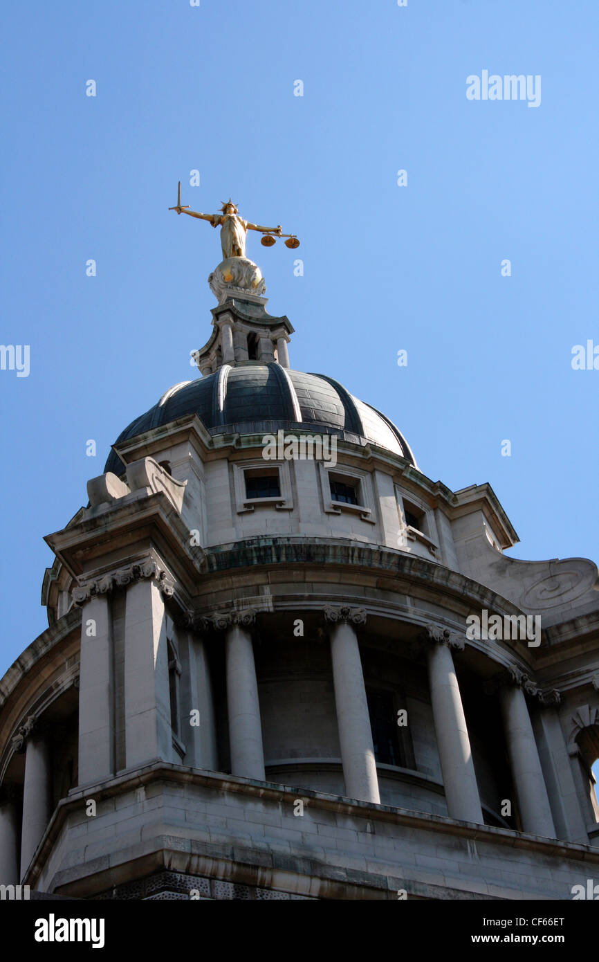 The Central Criminal Court in London. Stock Photo