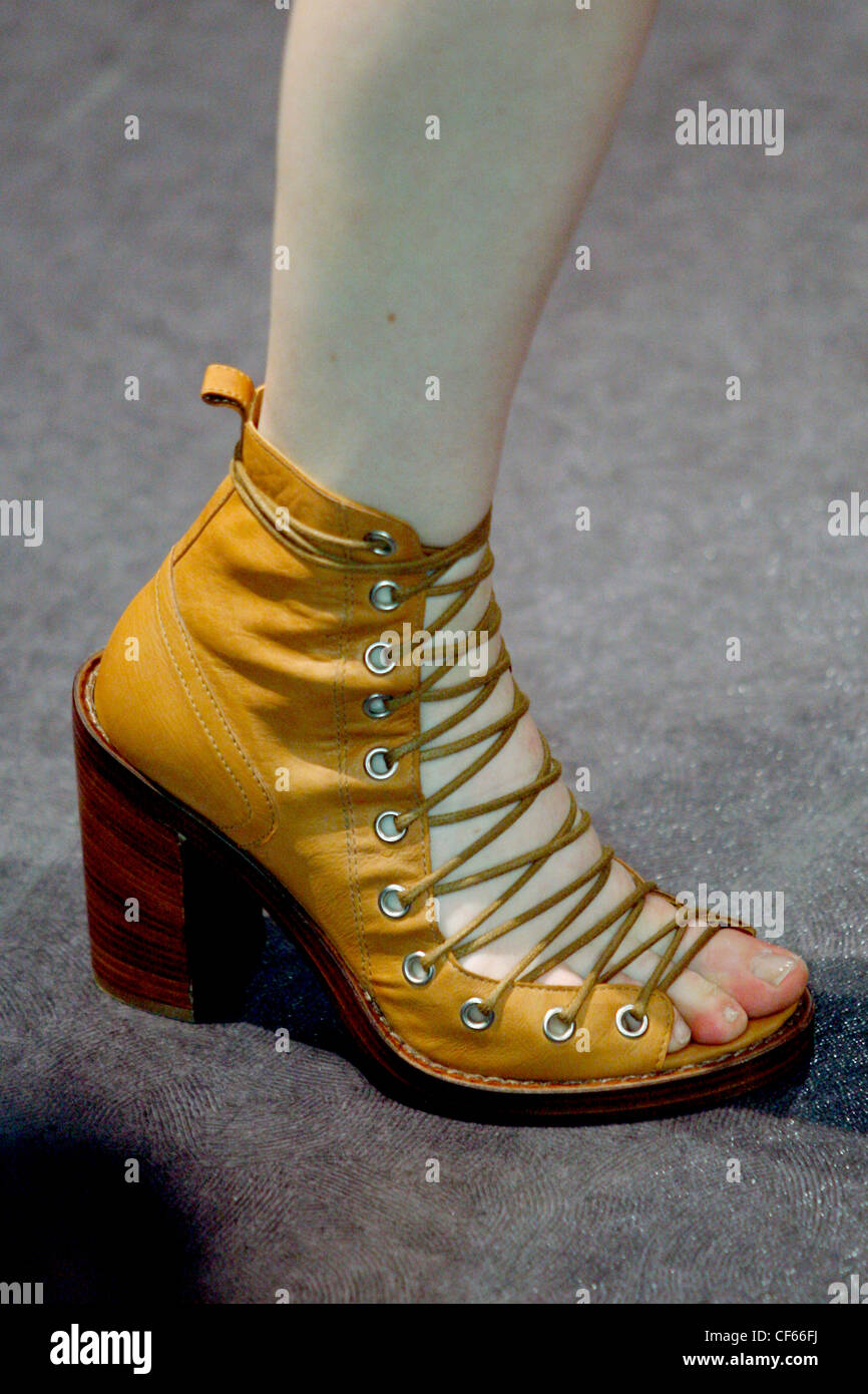 Ann demeulemeester lace up cheap heels