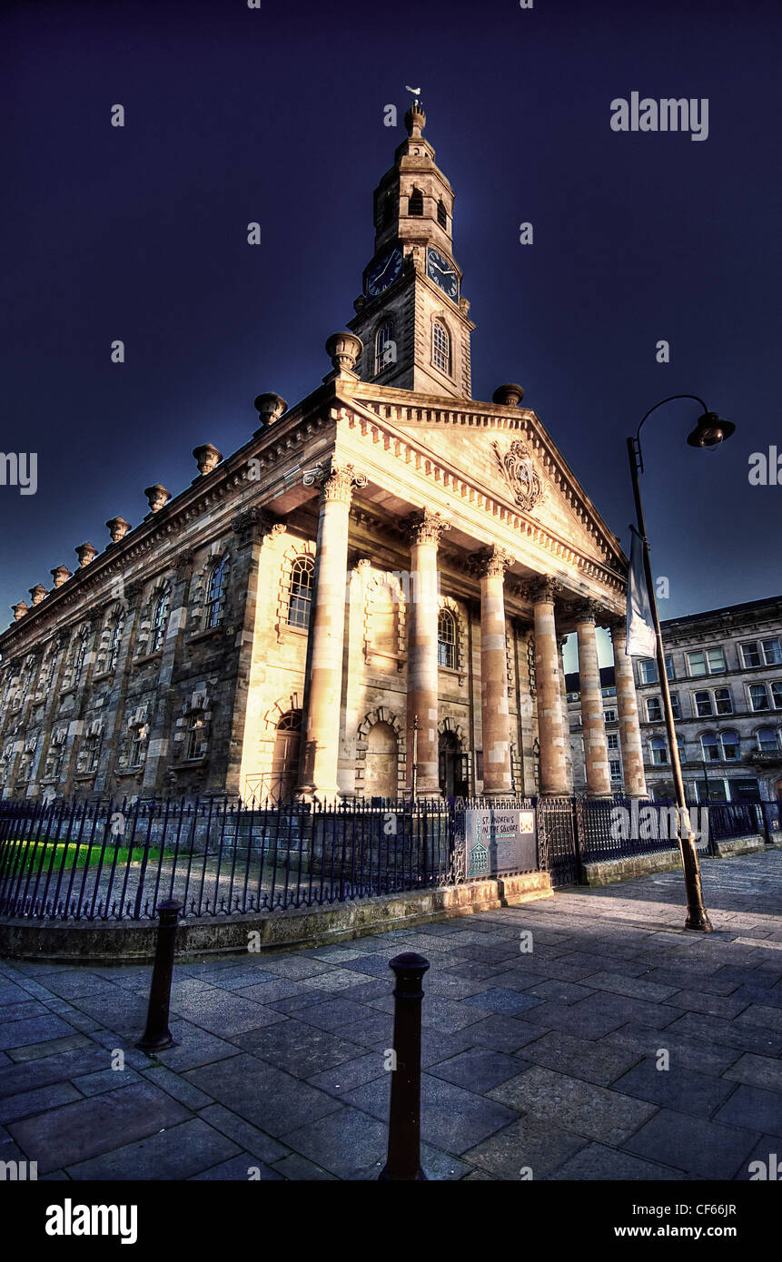 St Andrew's in the Square church in Glasgow. Stock Photo