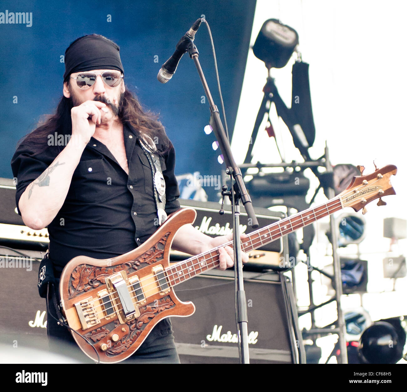 Motorhead performing at Heavy MTL 2011 in Montreal, QC. Stock Photo