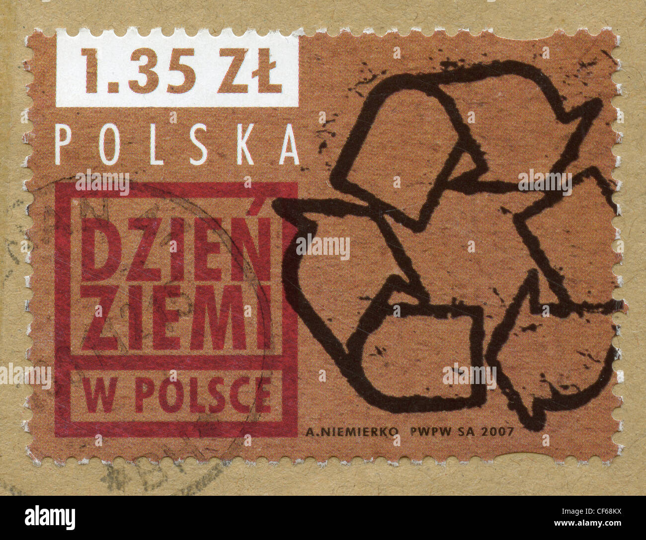 Poland postage stamp Stock Photo Alamy