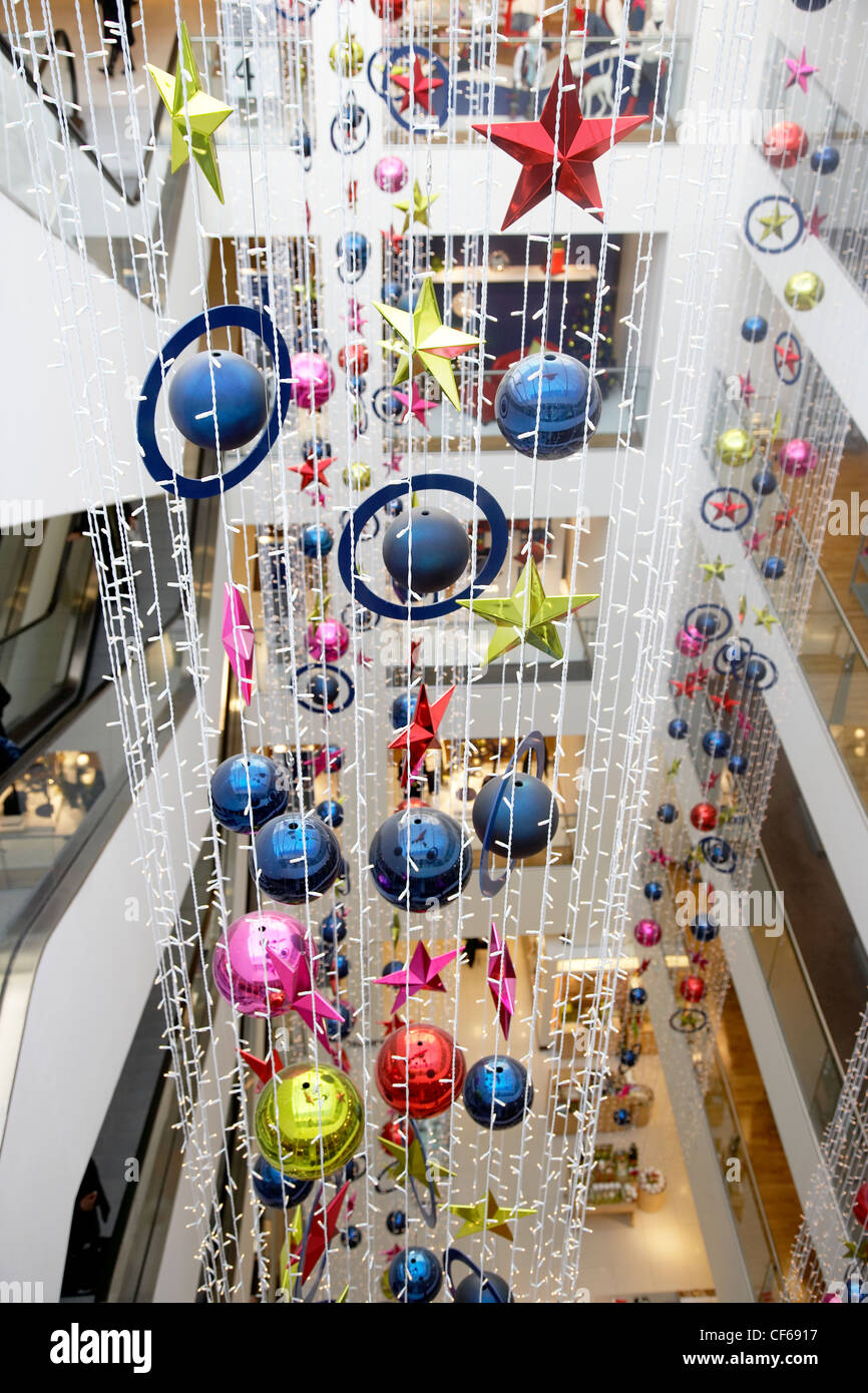 Christmas display in John Lewis Department Store Stock Photo - Alamy