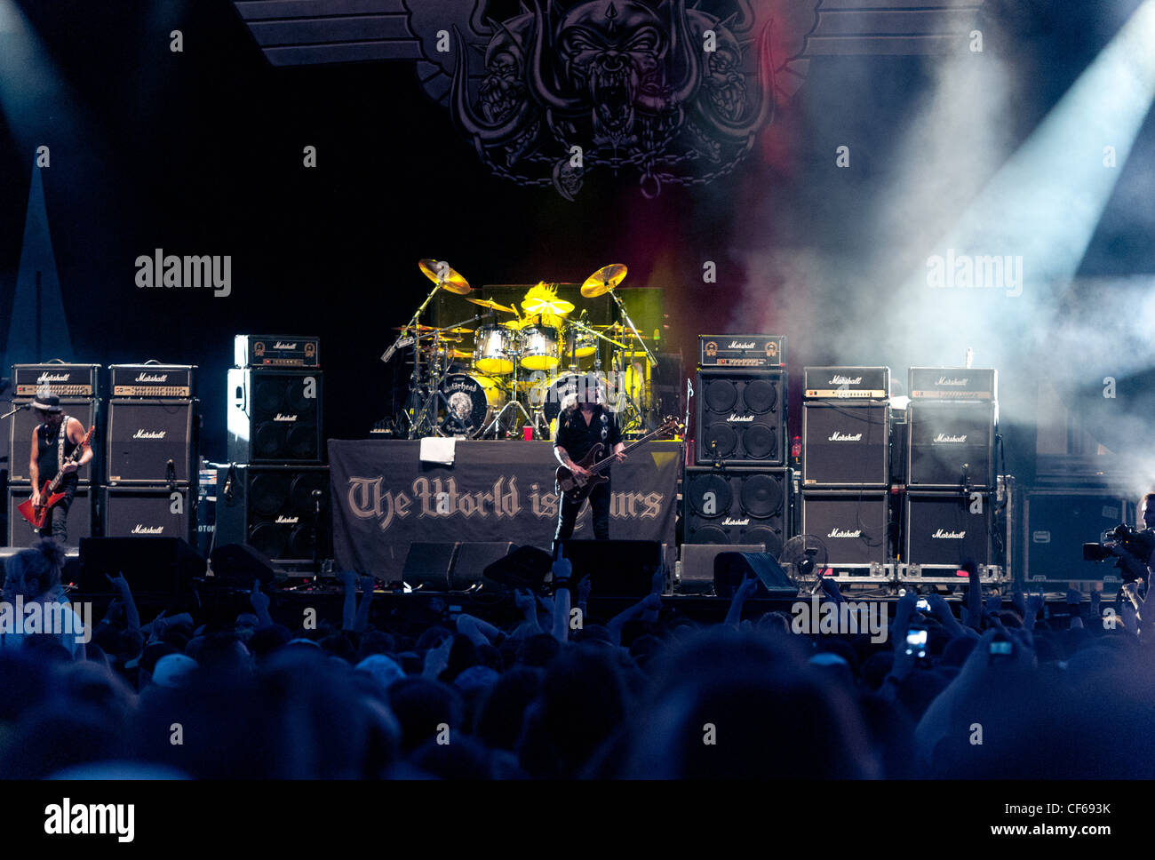Motorhead performing at Heavy MTL 2011 in Montreal, QC. Stock Photo