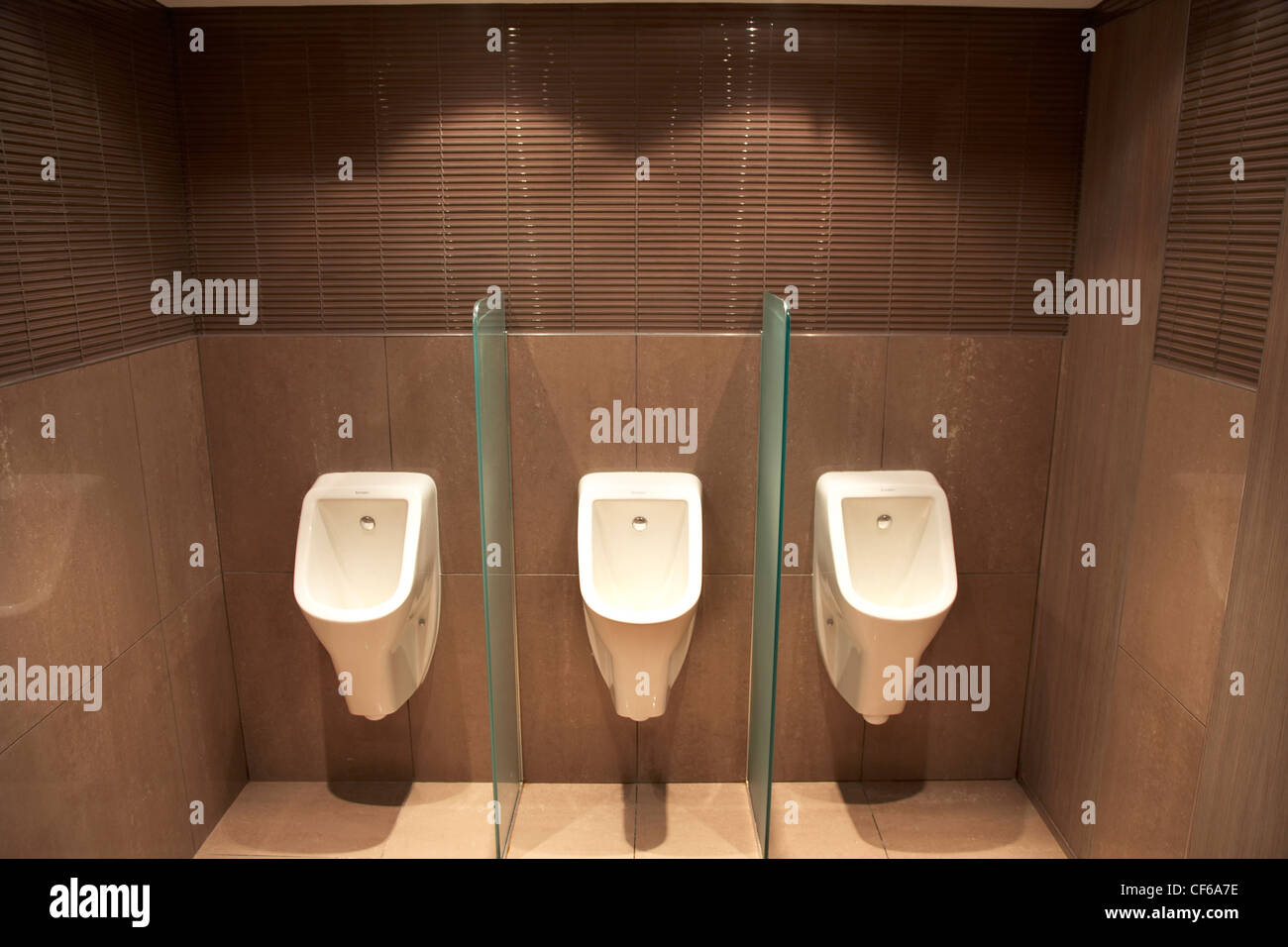 Mens Room At Harvey Nichols Fifth Floor Restaurant Stock Photo