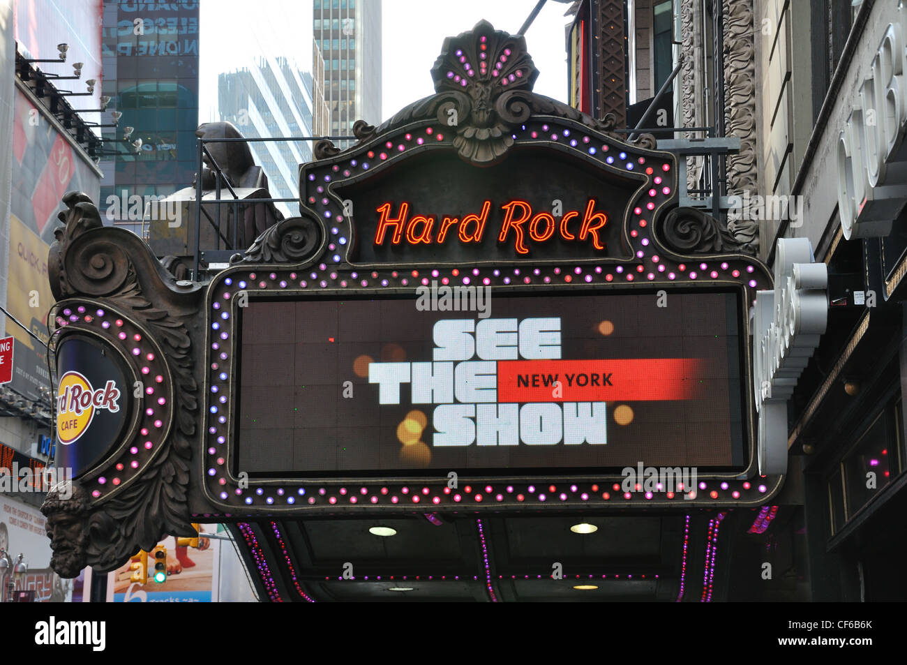 Hard Rock Cafe restaurant, New York, USA Stock Photo - Alamy