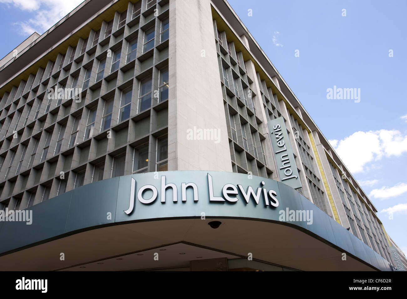 John lewis department store entrance hires stock photography and