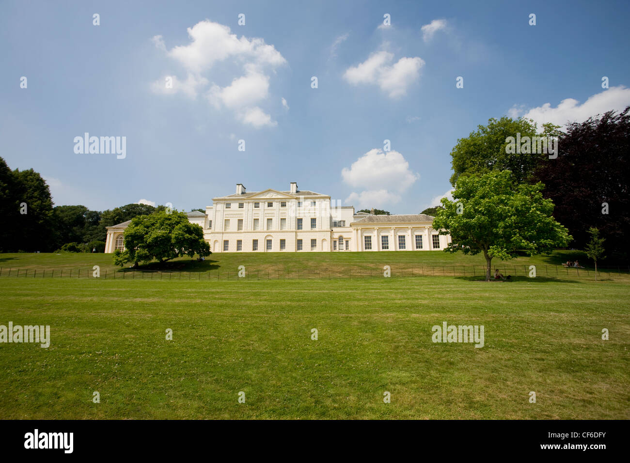 Kenwood House also known as the Iveagh Bequest, a 17th century former stately home set in tranquil parkland by Hampstead Heath. Stock Photo