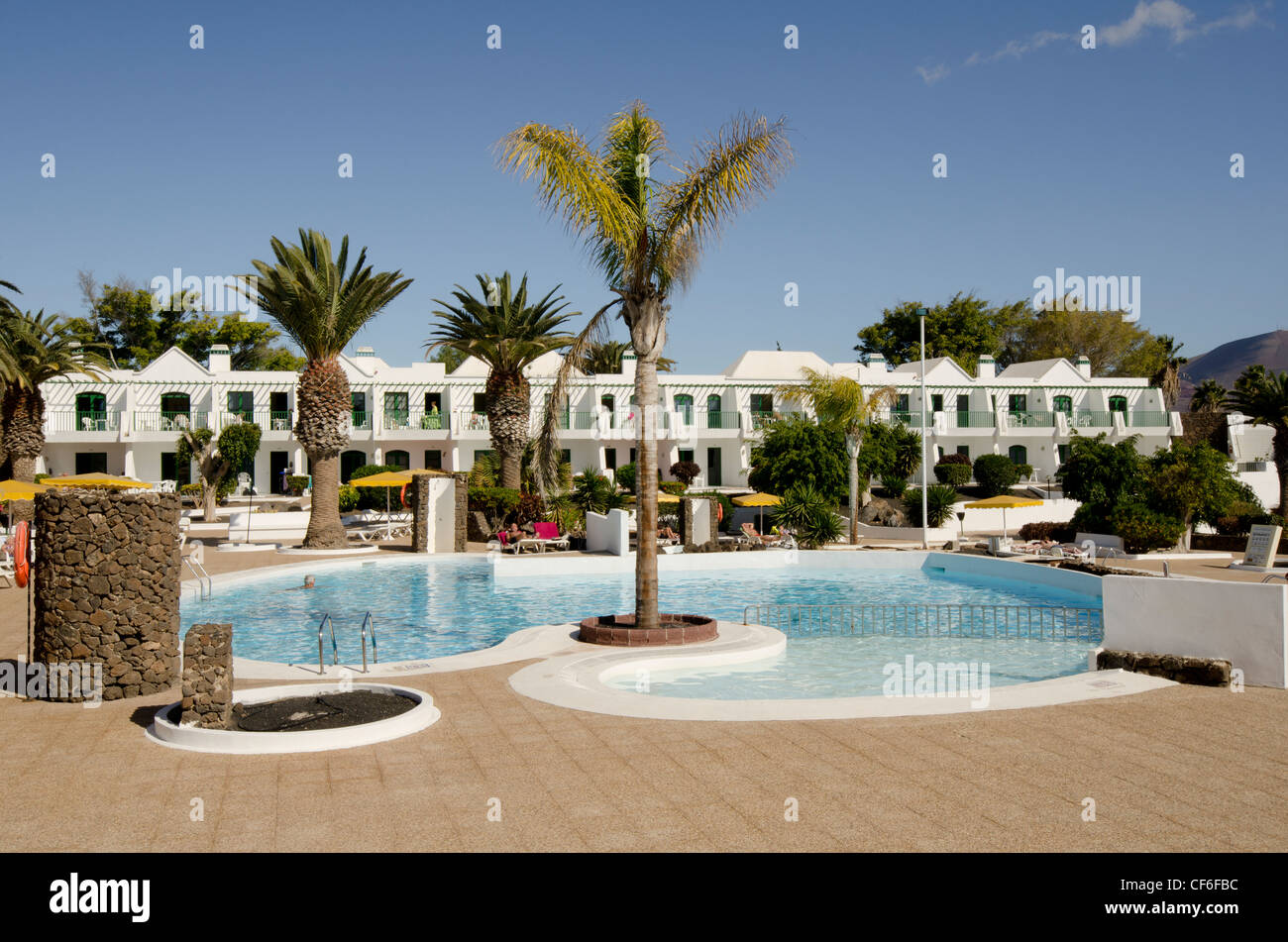 Lanzarote Hotel Swimming Pool Stock Photos Lanzarote Hotel