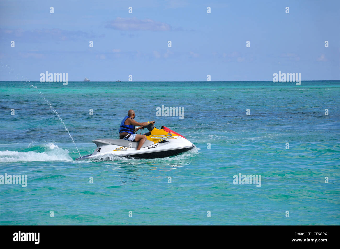 Jet Ski in Bahamas Stock Photo Alamy