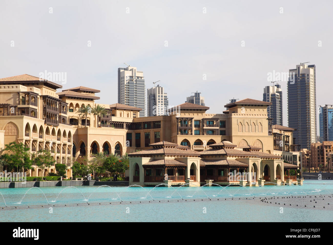 DUBAI APRIL 17 Fountain Dubai one greatest high fountains world 17