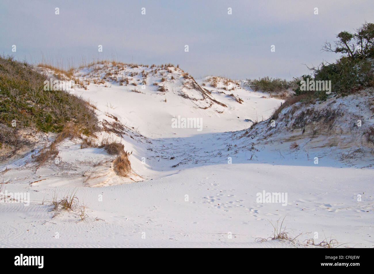 Sand Dunes at Okaloosa Island, Florida Stock Photo Alamy