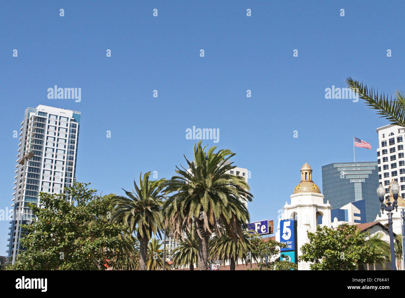 Images of San Diego, California, downtown Stock Photo