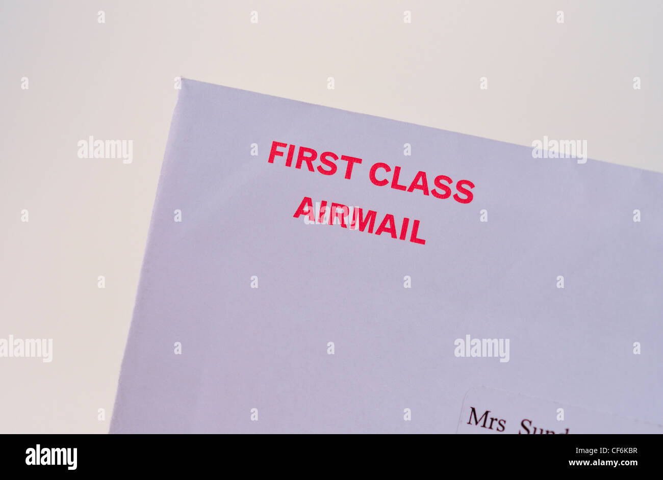 First Class Stamp Envelope Stock Photos & First Class Stamp Envelope