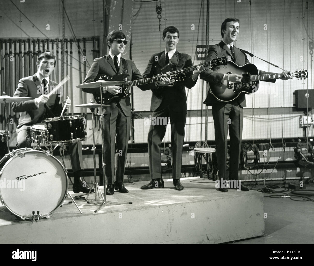 THE ROULETTES UK pop group in December 1963 Stock Photo