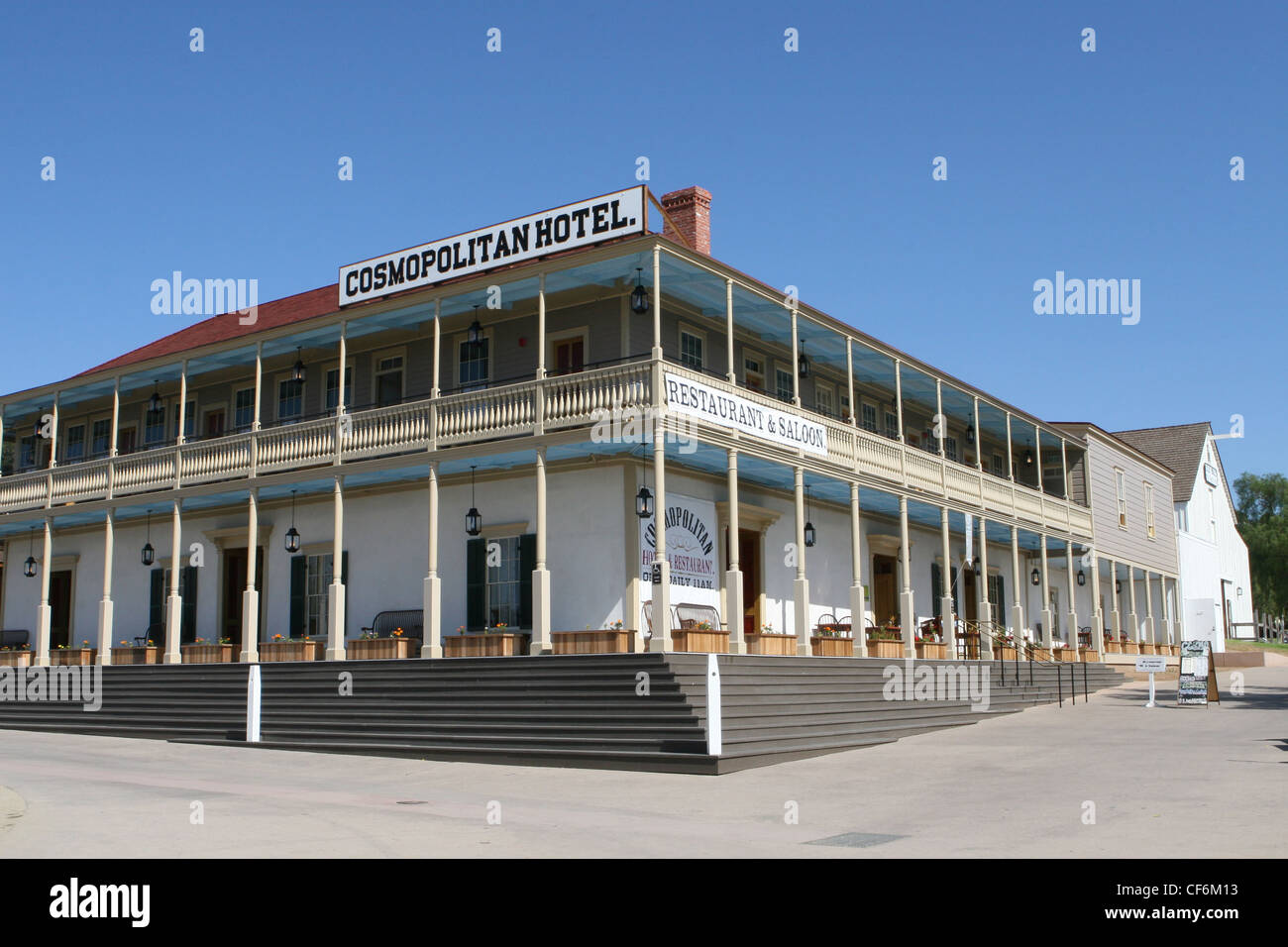 Hotel in Old Town in San Diego, California, USA Stock Photo