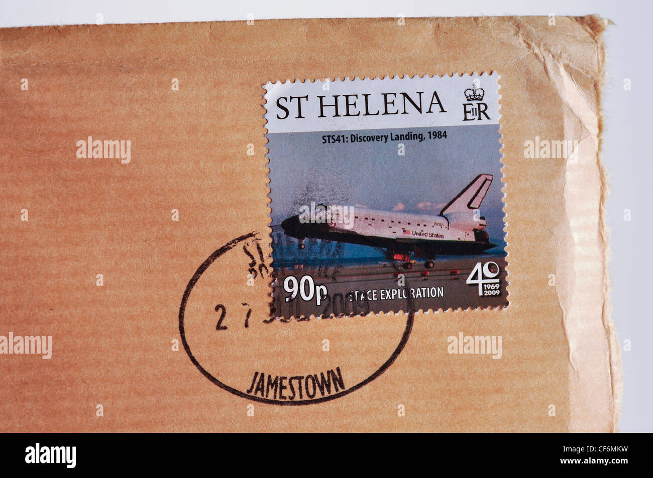 St Helena stamp Stock Photo