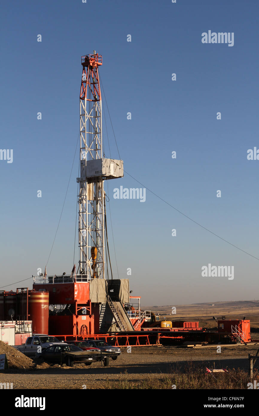 Oil and gas industry in Alberta, Canada Stock Photo Alamy