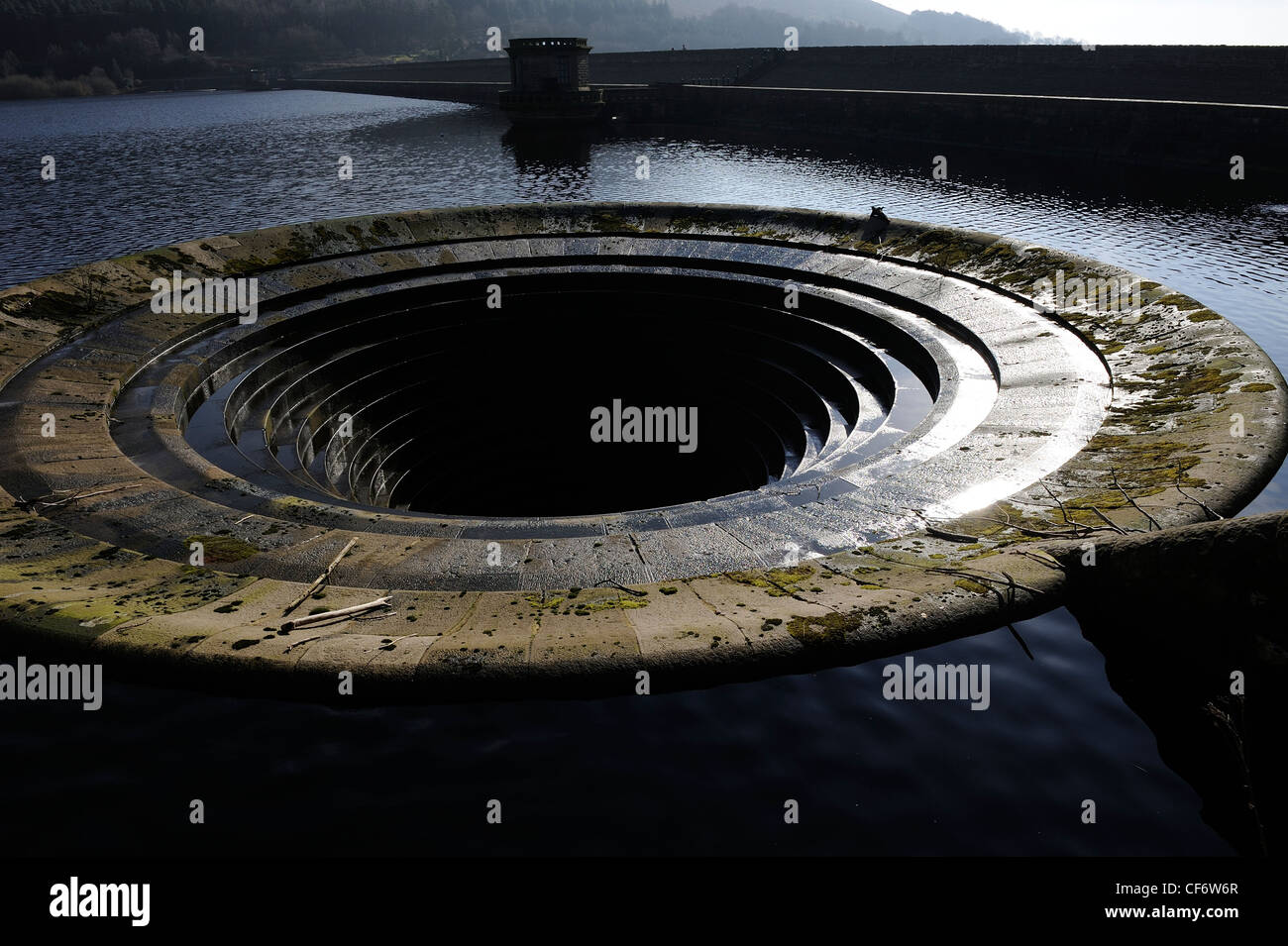 Ladybower Reservoir Plug Hole High Resolution Stock Photography and