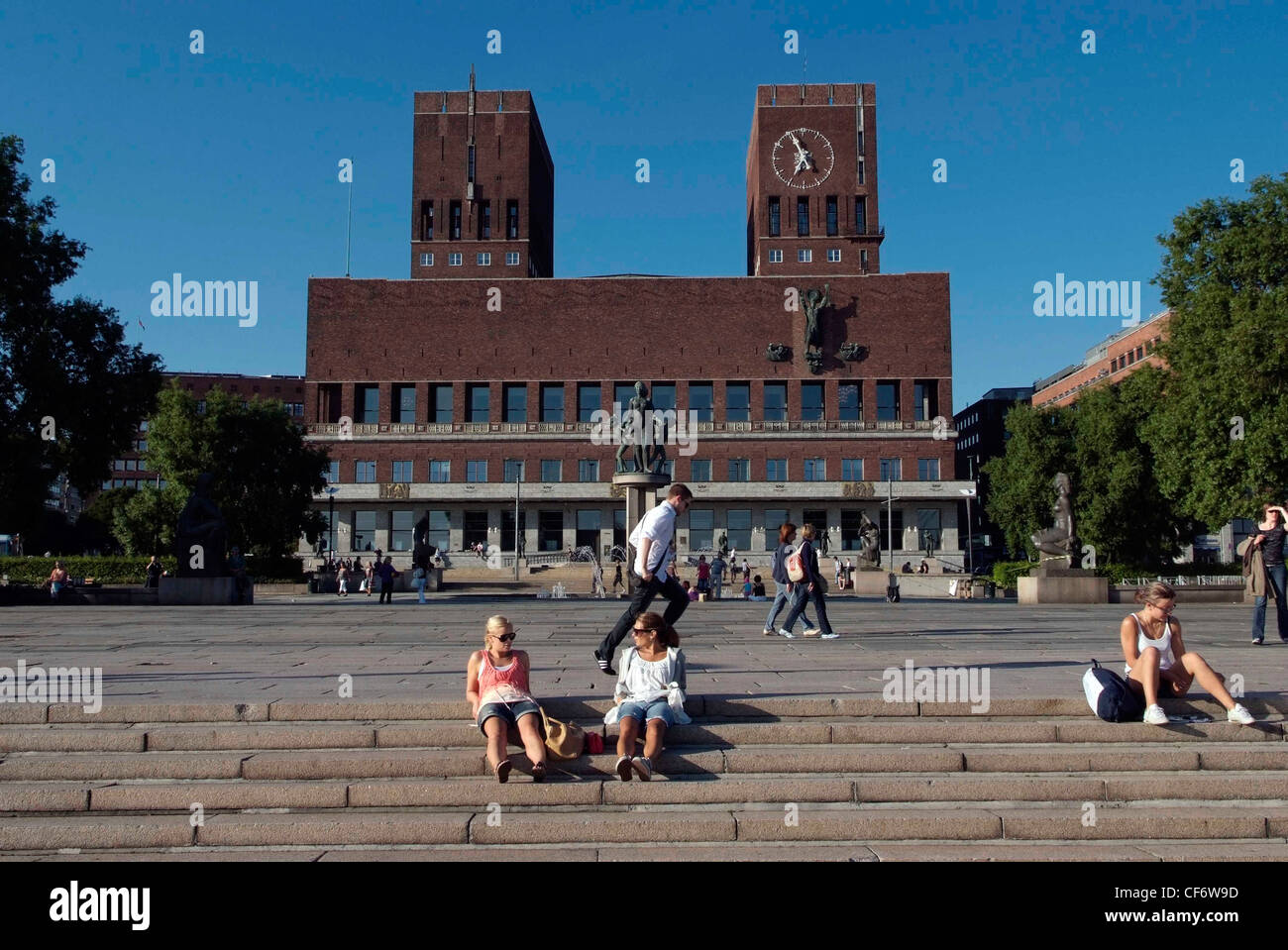 Oslo city hall norwegian hi-res stock photography and images - Alamy