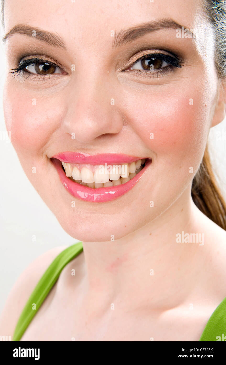Smiling into the camera hi-res stock photography and images - Alamy